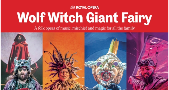 characters in costumes Wolf Witch Giant Fairy Royal Ballet and Opera in Cinemas
